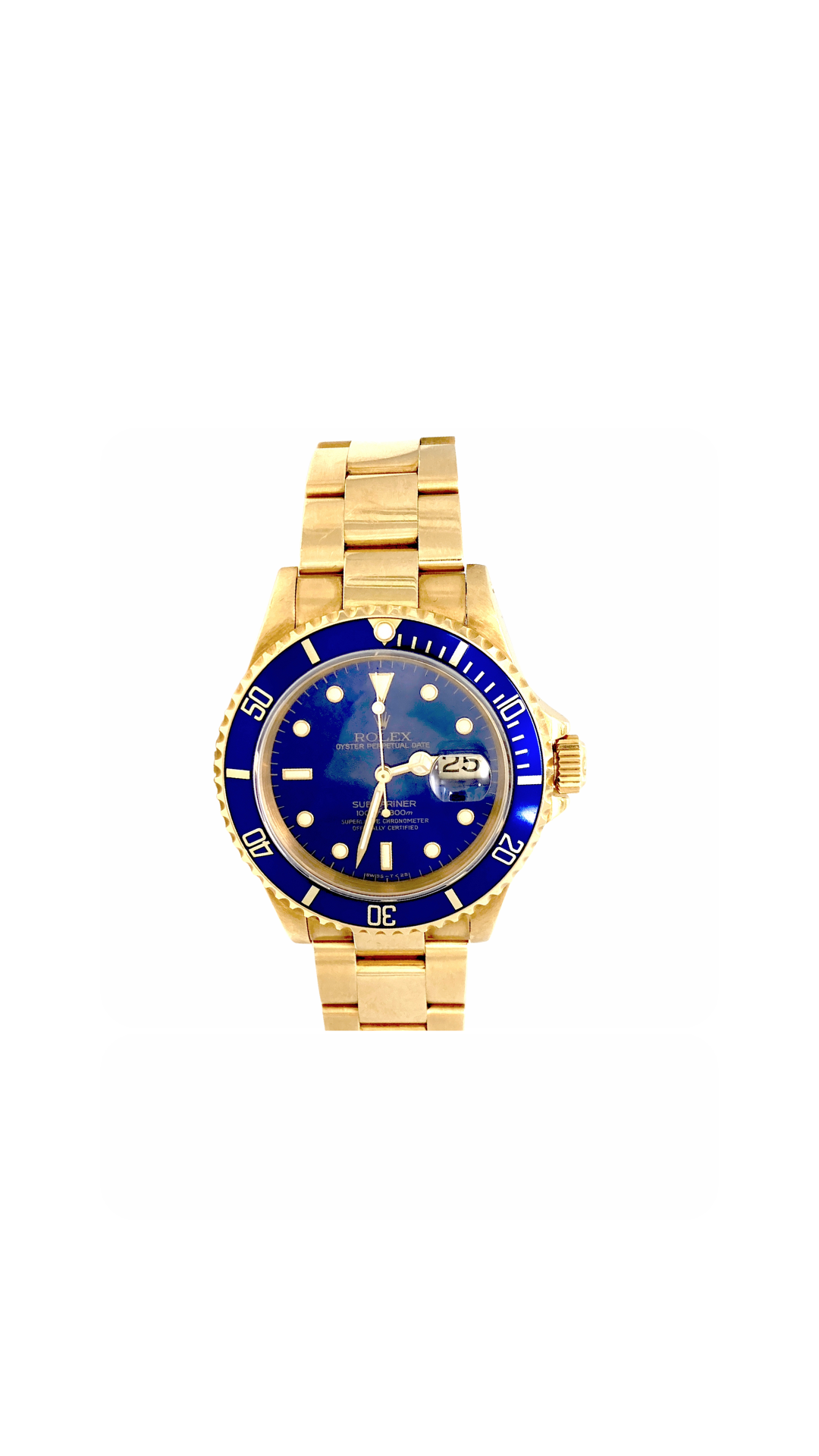 Rolex Submariner Oyster Perpetual in oro giallo 18 carati